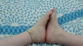 Sizzling slave salivates over fetish feet worship