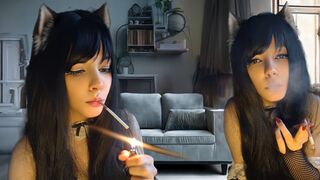 Filthy Goth Babe Sucks Cock🍆, Begs for More - Get Full Movie, My Love