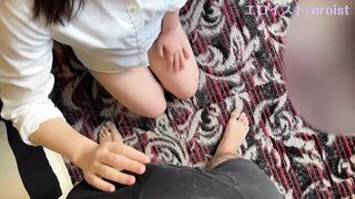 Curvaceous Korean Kitten Sucks Cock🌭 Like a Starving Slurper