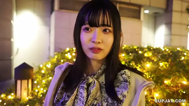 Hot Asian teen in tight white dress