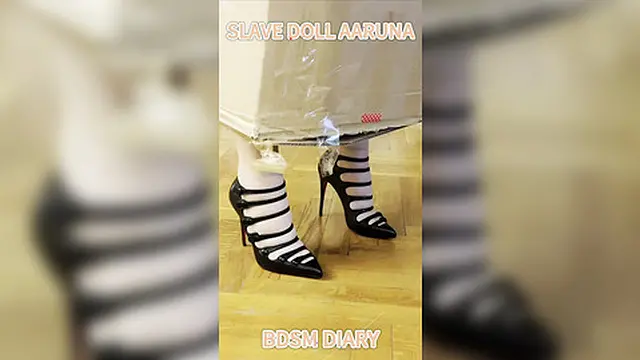 Slave Doll Aaruna′s Diary 17 (Carton Doll &mdash;  Anal👌 Play &mdash;  Handcuffed &mdash;  Deep Throat &mdash;  Butt🍑 Plug)