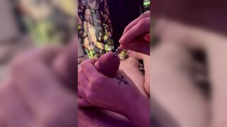 Cock🍆 getting loudly stimulated, precum overflowing uncontrollably, extreme orgasmic frenzy ensues.