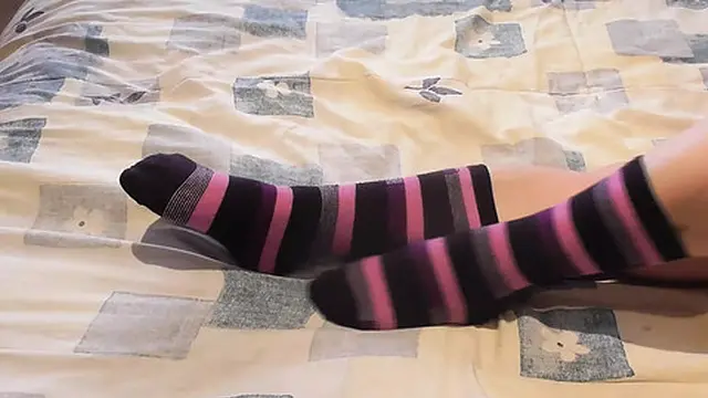 Sweet homemade foot action