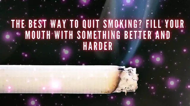 Her Secret🤫 to Quitting Smoking? Savor Something More Intense and Delicious