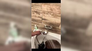  Milfycalla - I Licked the Bath Tub after Peeing in Down Jackets 180 - Episode 179 Cleaning Session