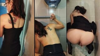 Sticky boss' fingers left my ass🍑 crack dripping with cum, now I'm cum-covered and re-hired
