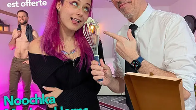 Delivroubignole fucks and fills next to her date with Maxime &mdash;  Horns Noochka Davy