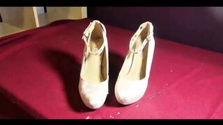 Slave Ejaculate on My Heels