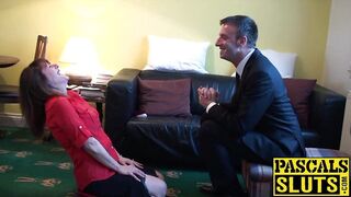 Delicious MILF enjoys sex with him after performing a blowjob