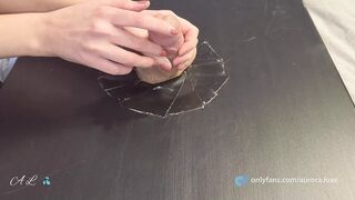 Close-Up Teasing Cock Massage With Vibrator - Massive Cum!