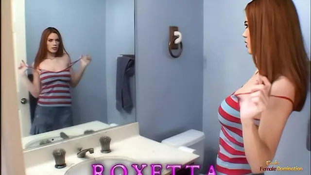 The fiery redhead enjoys having two men fill every space and savor every moment