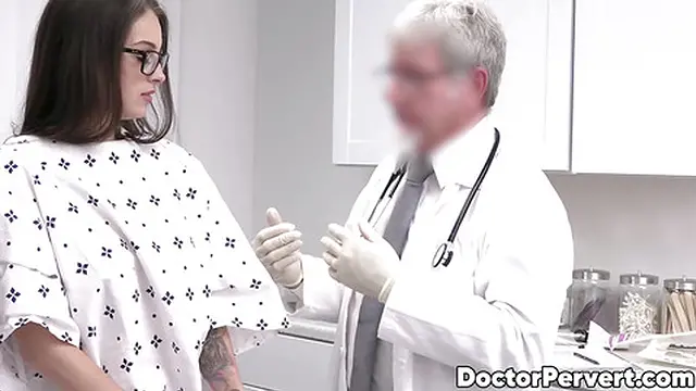 During a routine checkup &mdash;  Maddy May is tempted by her twisted older doctor