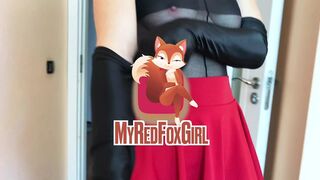 Cum on My Thigh High Boots - Slutty Bodystocking Fuck