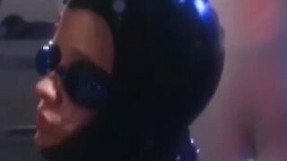 PussyCatsLatex com - Busty vintage lesbians bound for costumed torment