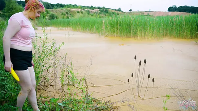 Clay climax🚀 - solo pleasure in muddy waters