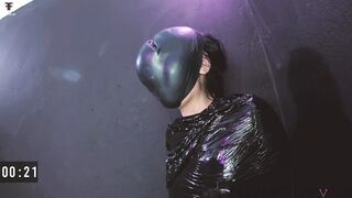 HD Moni Lee First Mummification Breath Play Bag Swimcap