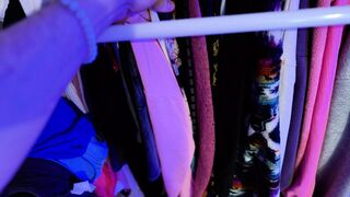 Look on Hot Step Sister Chatting with a Guy