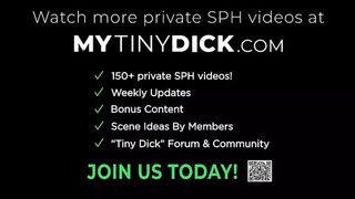 Small dick loser eating her pussy all the way