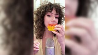 Sweet and rough oral😜 delights with a waffle twist