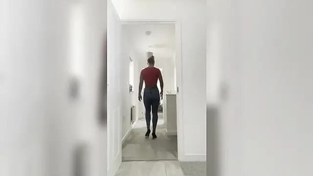 Muscle Posing Abs &mdash;  Wet Steamy Shower Wet T-shirt