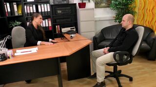 Sexy horny MILF gets threesome hard fuck