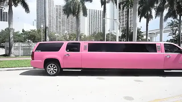 Italian mistress in limousine mocked you