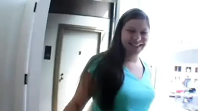 90's pregnant next-door neighbor gets filthy