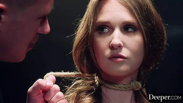 Deep penetration  Ashley Lane dives into anal👌 play and rope domination