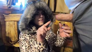 Facefucking my milfycalla, jacket-linner cumming fest, glossy puffy pleasure